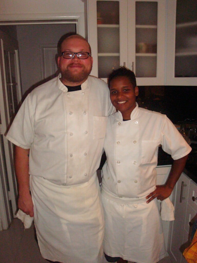 Chef Keith Kalmanowicz in the kitchen