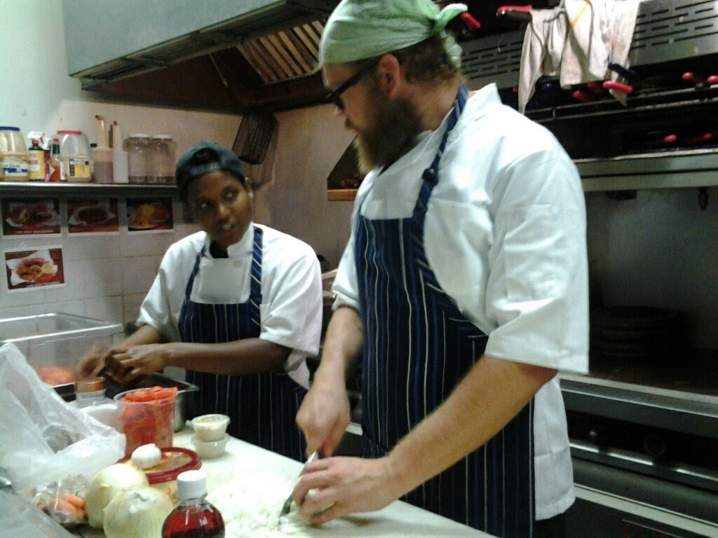 Chef Keith Kalmanowicz at work