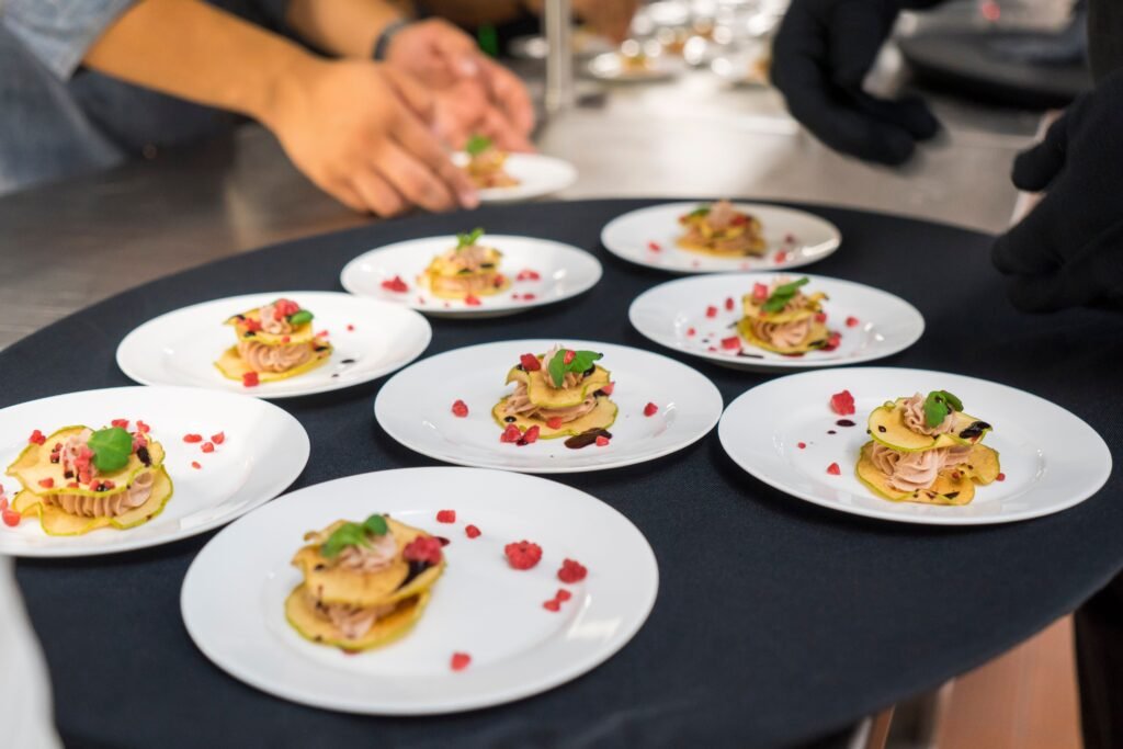A seasonal farm-to-table dish from a Mendocino Chef menu